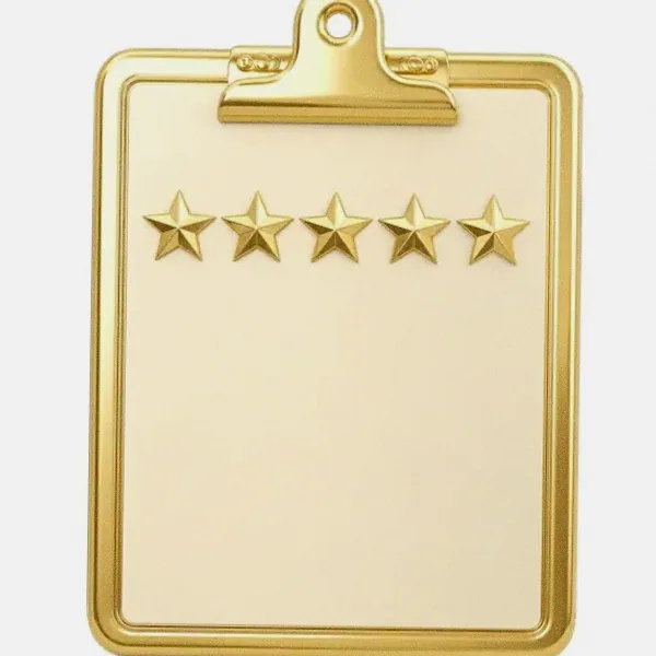 Star rating clipboard — Kingdom