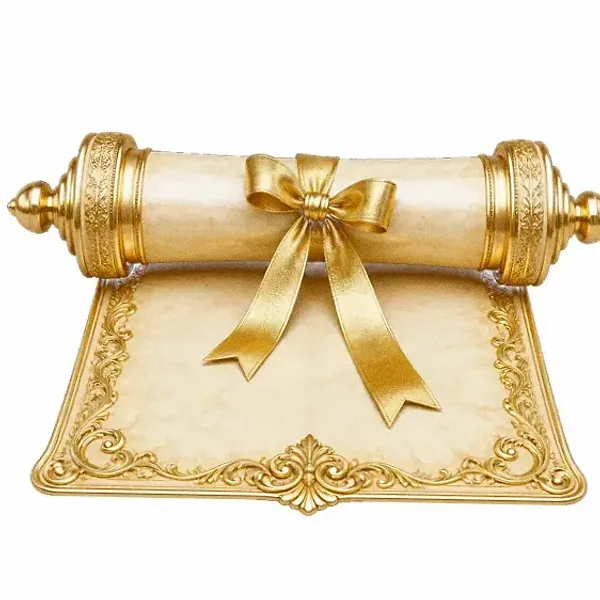 Decorated parchment scroll — Kingdom