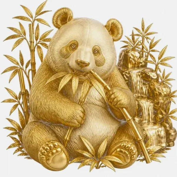 Panda eating bamboo — Kingdom