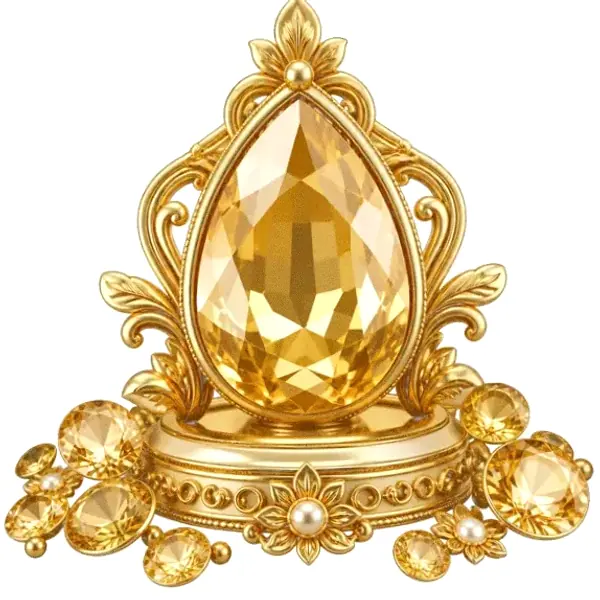Faceted gemstone — Kingdom