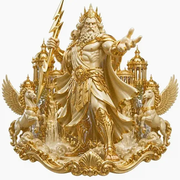 Zeus with lightning — Kingdom