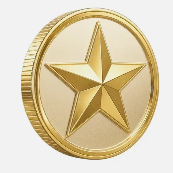 Star-emblem coin — Kingdom