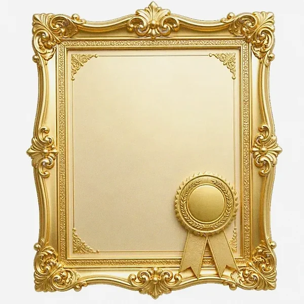 Framed certificate — Kingdom