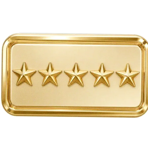 Five-star rating plaque — Kingdom