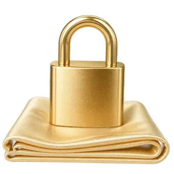 Padlock on folded cloth — Kingdom